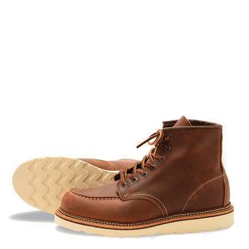 Red Wing Heritage Classic Moc - Hnede 6 Inch Cizmy Panske, RW054SK